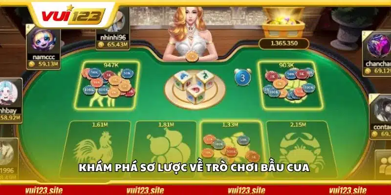 Khám phá sơ lược về trò chơi bầu cua