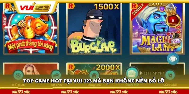 Top game hot tại Vui 123 mà bạn không nên bỏ lỡ