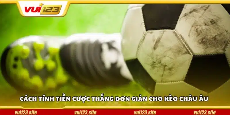 Cách tính tiền cược thắng đơn giản cho kèo Châu Âu