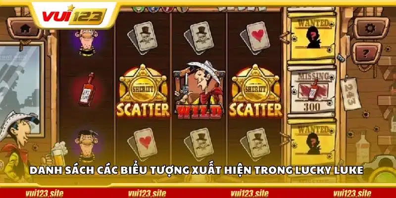 Danh sách các biểu tượng xuất hiện trong Lucky Luke